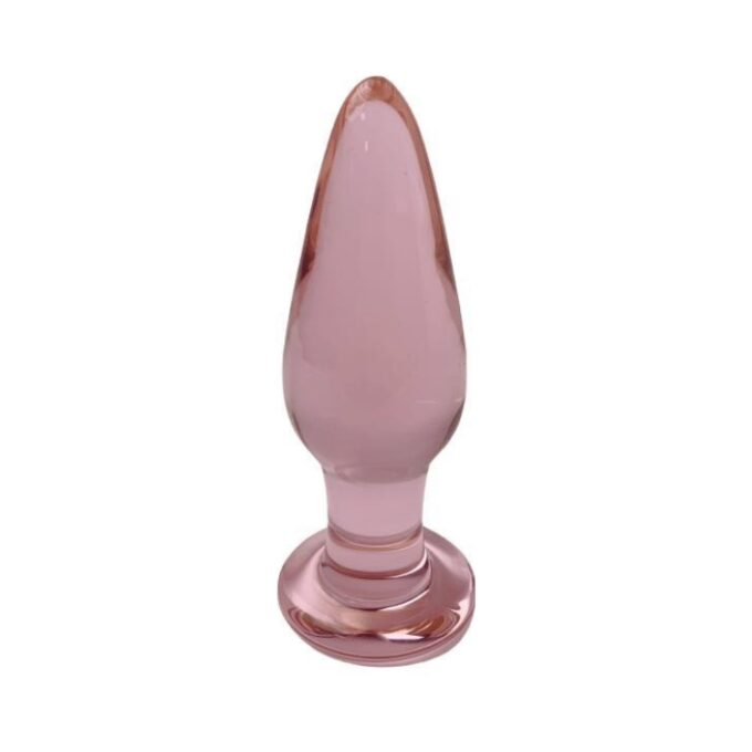 Rose Pink Crystal Anal Plug