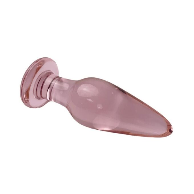 Rose Pink Crystal Anal Plug