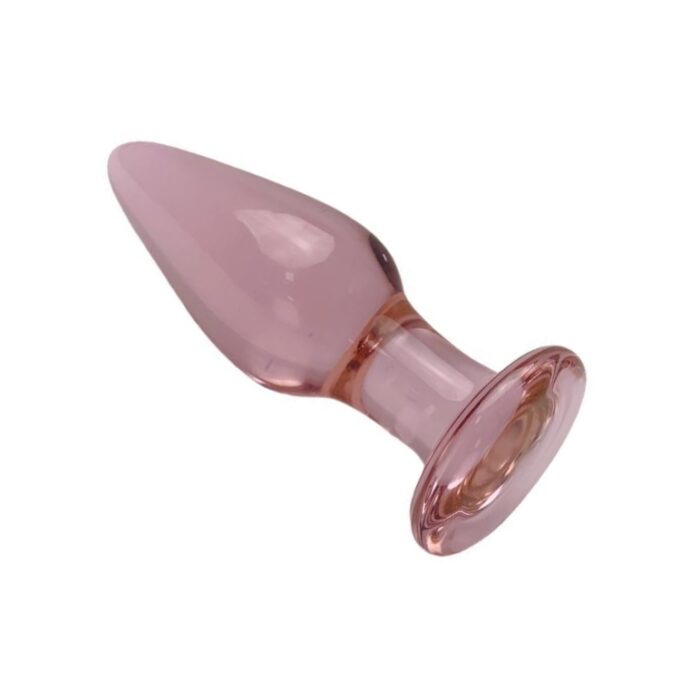 Rose Pink Crystal Anal Plug