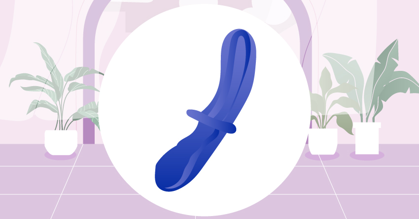 Curved Glass Dildo