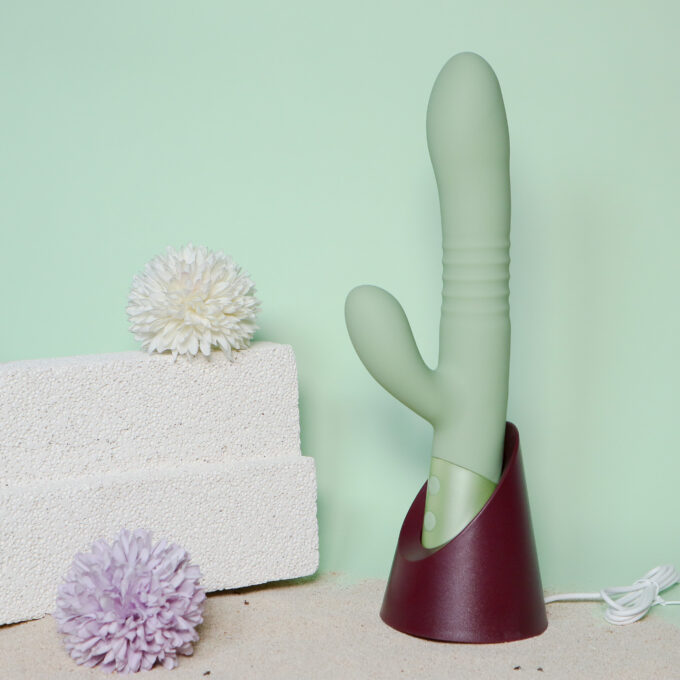 Hailey Thrusting Rabbit Vibrator