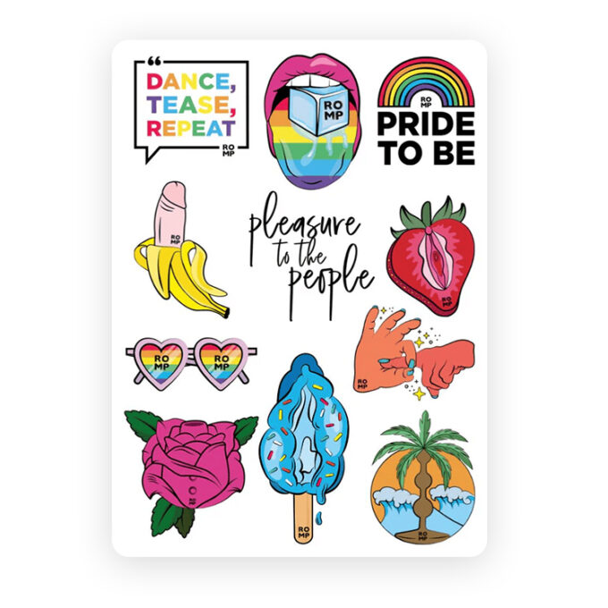 ROMP 'Pride to Be' Stickers - Freebie Only