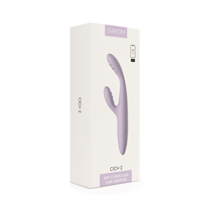 SVAKOM Cici+ 2 App-Controlled Slim Rabbit Vibrator